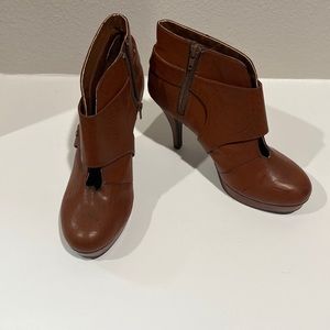 Brown booties